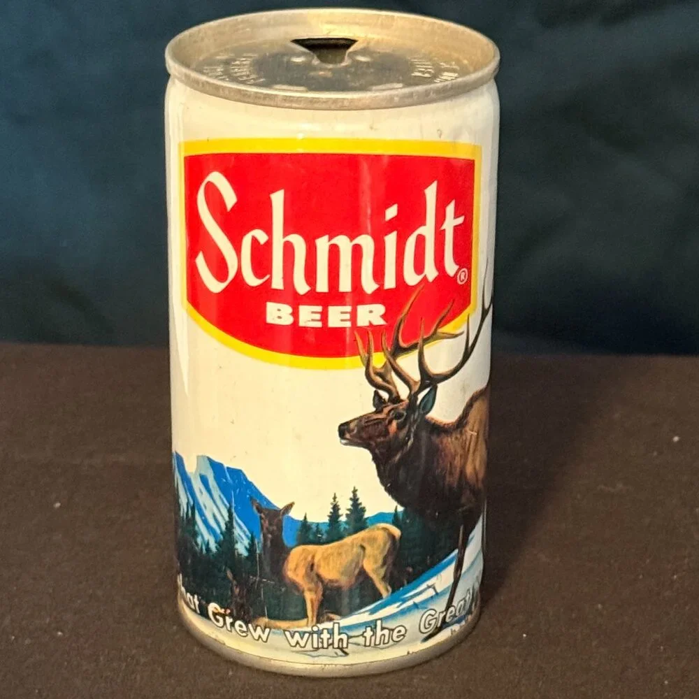 Schmidt vintage Beer can